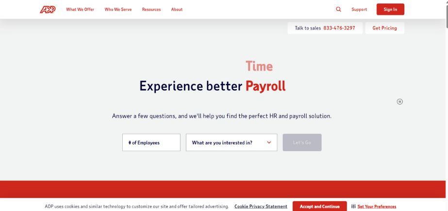 ADP Workforce Now - employee management software