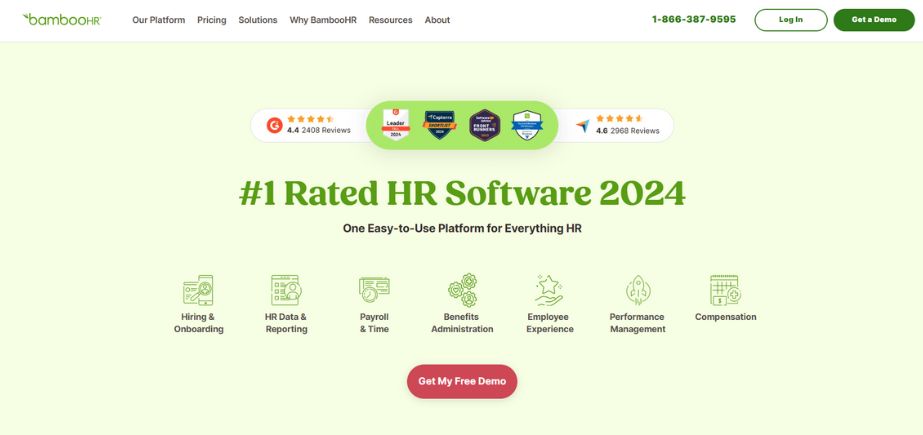 BambooHR - employee management software