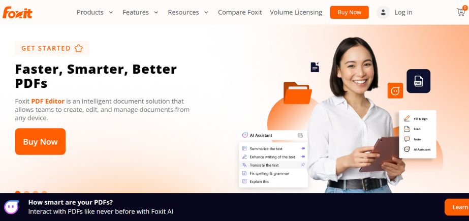 AI PDF Tool - Foxit PDF Editor