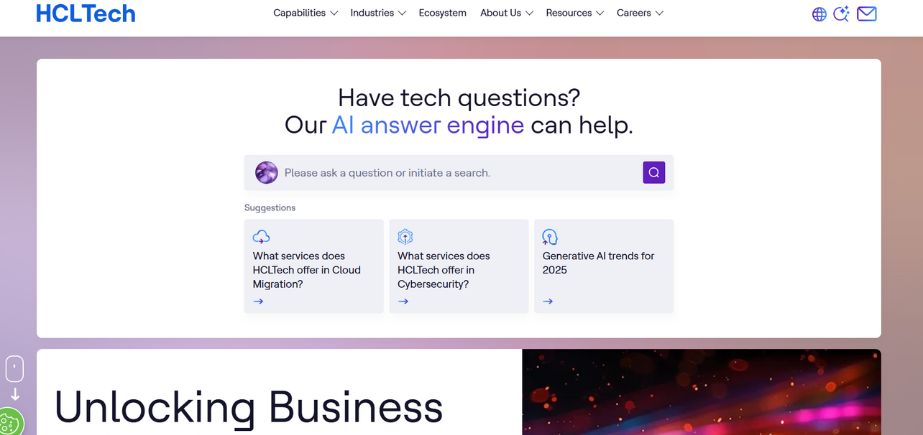 HCL Technologies - Business Application Development