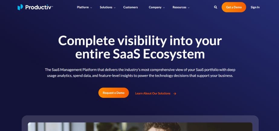 Productiv - best saas management software