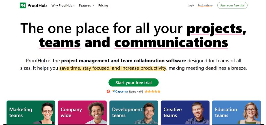 ProofHub - Workflow Management Platforms