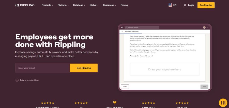 Rippling - employee management software