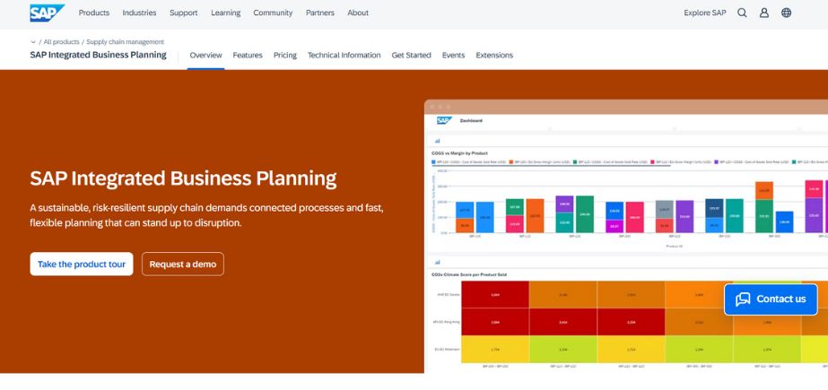 SAP Integrated Business Planning - Supply Chain Management Tools