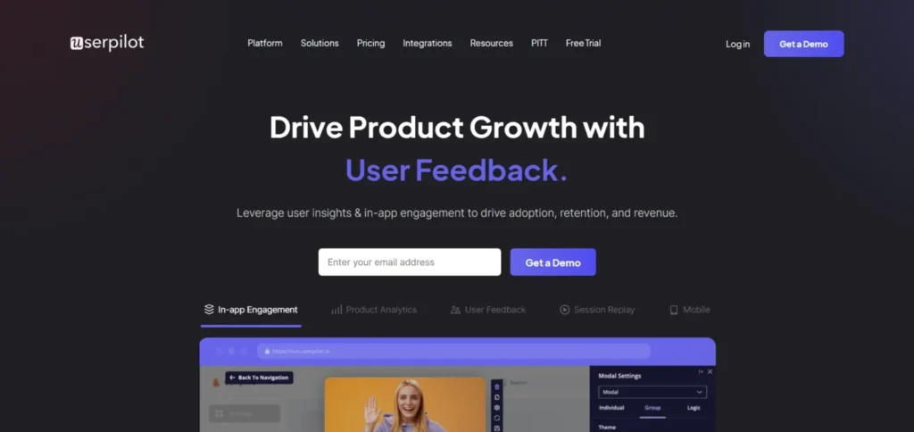 Walkme alternative - Userpilot