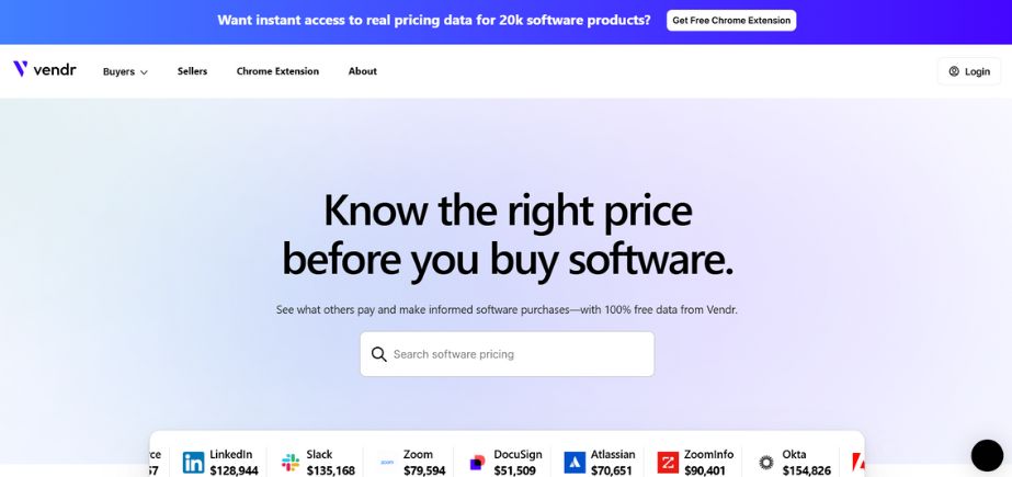 Vendr - best saas management software
