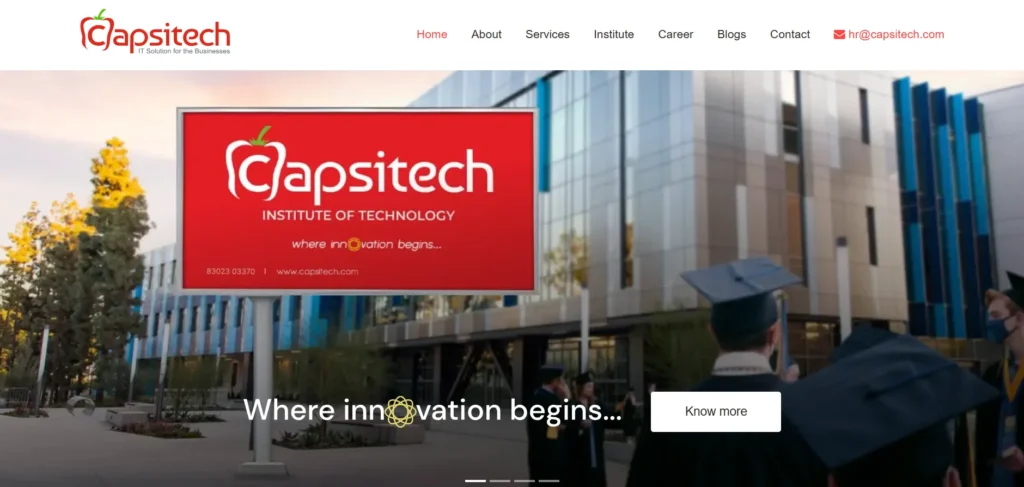 IT Company in Jodhpur - Capsitech