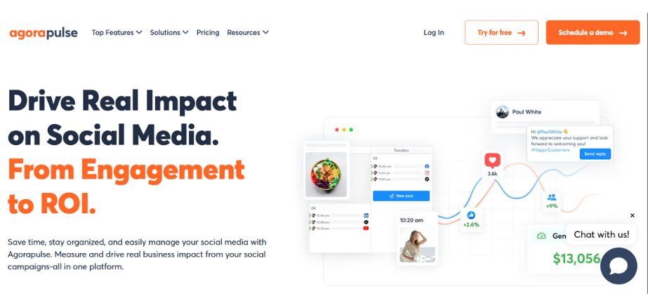 Social Media Analytics Tool - Agorapulse