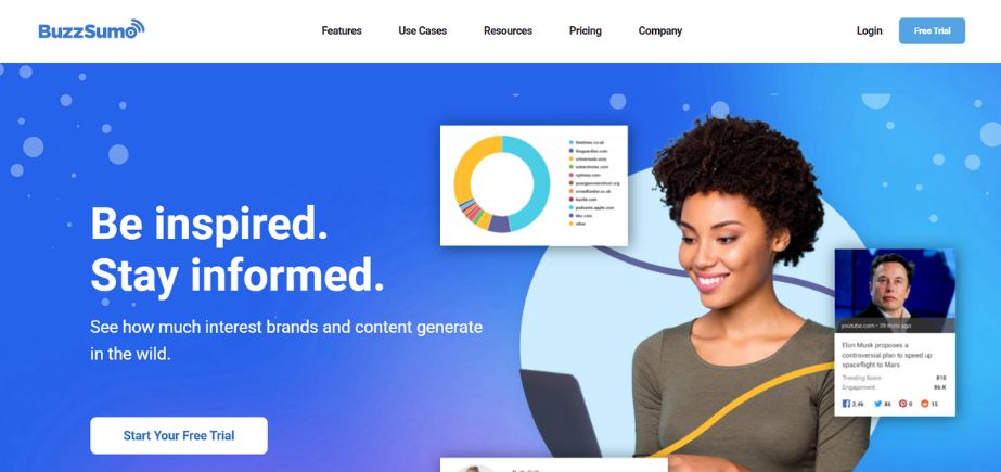 Social Media Analytics Tool - BuzzSumo