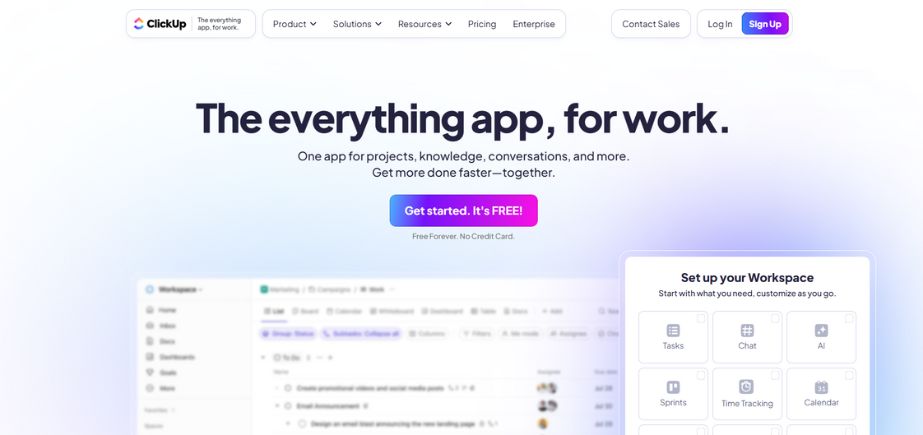 ClickUp - Cold Email Outreach Tools