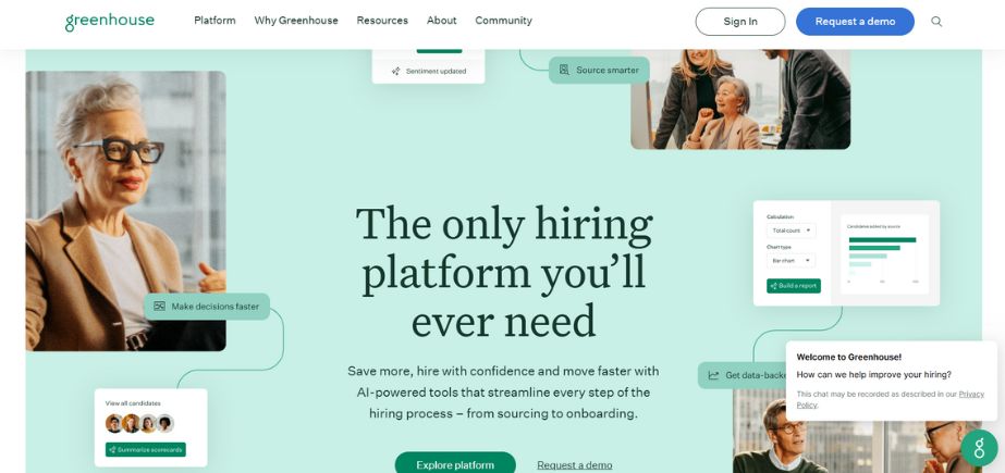 Greenhouse - talent management tools