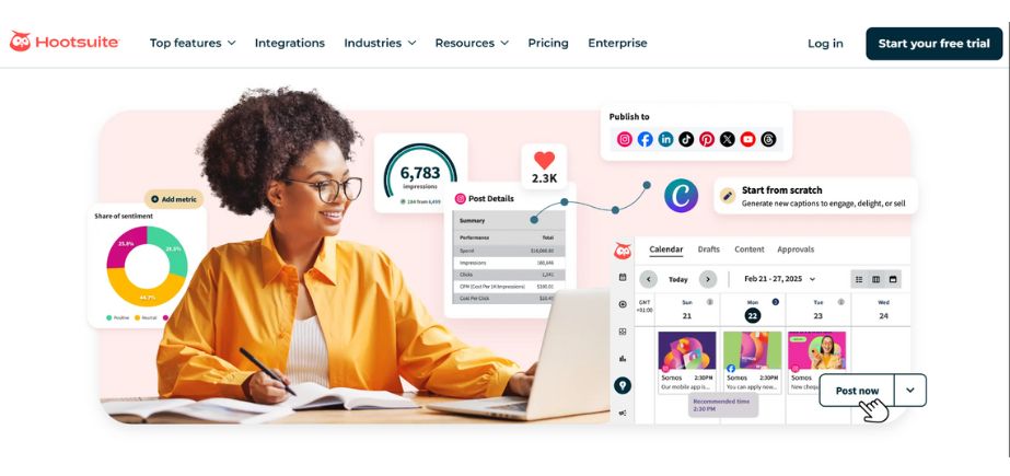 Social Media Analytics Tool - Hootsuite Analytics