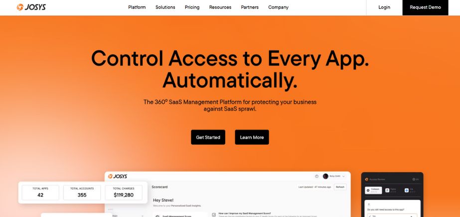 Josys - saas operations management software