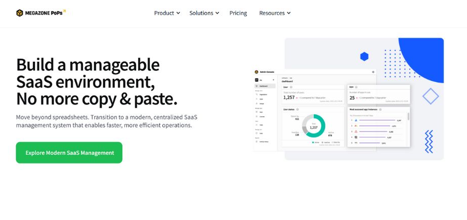 Megazone PoPs - saas operations management software