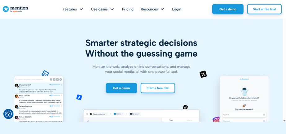 Social Media Analytics Tool - Mention