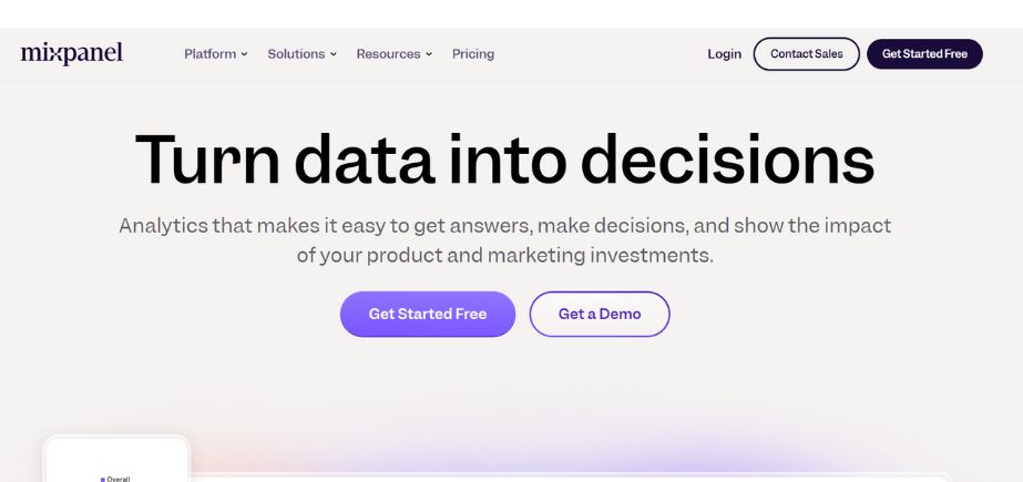 Website Analytics Tool - Mixpanel