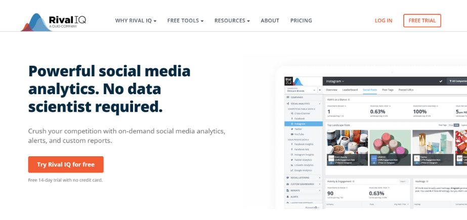 Social Media Analytics Tool - Rival IQ