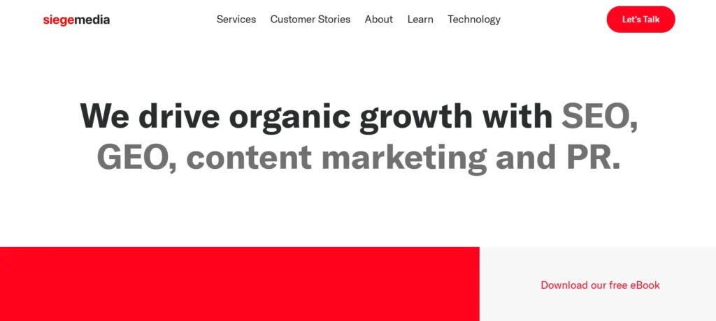 Link Building Agency - Siege Media