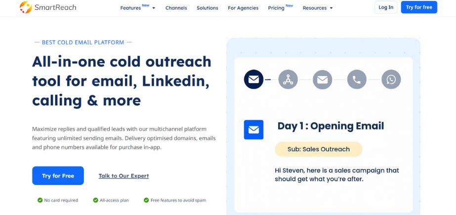Smartreach - Cold Email Outreach Tools