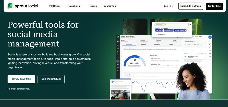 Social Media Analytics Tool - Sprout Social