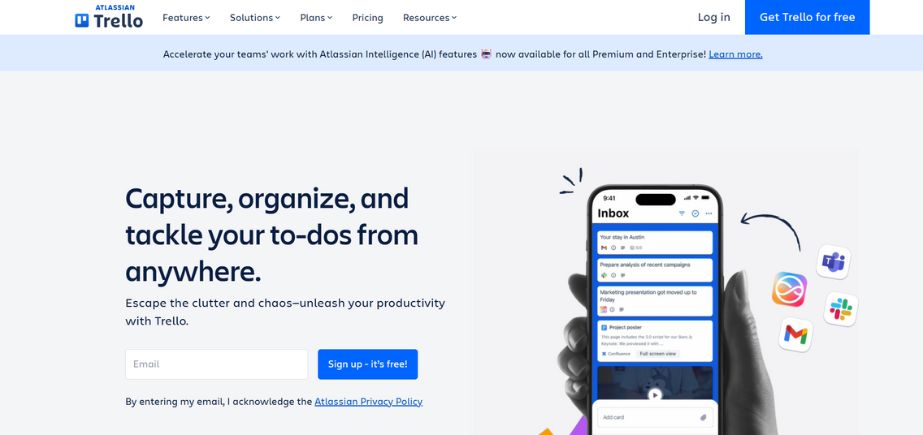 Trello - Customer Journey Mapping Tools