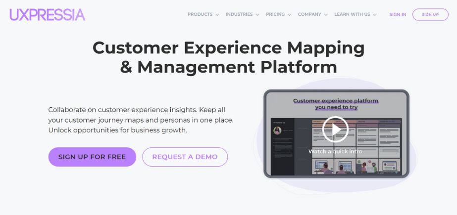 UXPressia - Customer Journey Mapping Tools