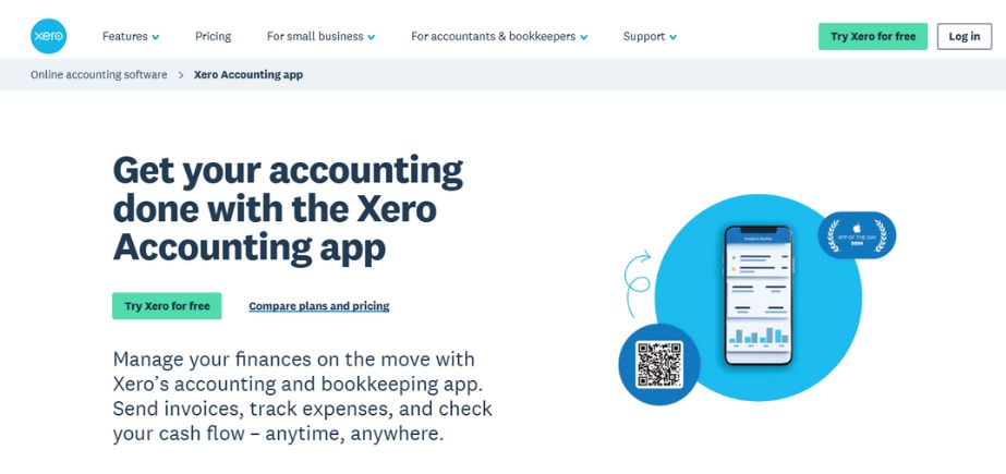 invoice software - Xero app
