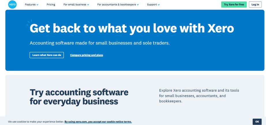 Xero - corporate accounting software