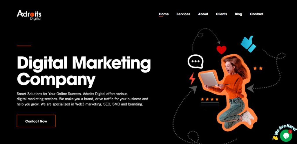 Web3 Digital Marketing Agency in India - Adroits Digital