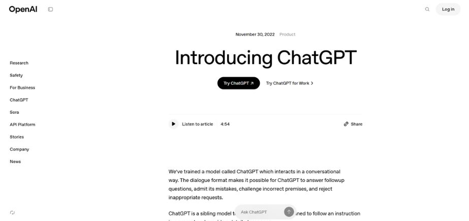 ChatGPT - Best SEO Tools