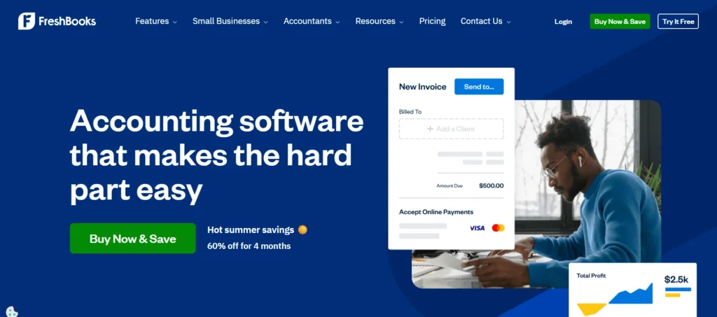 Accounting Software for Small Businesses - FreshBooks