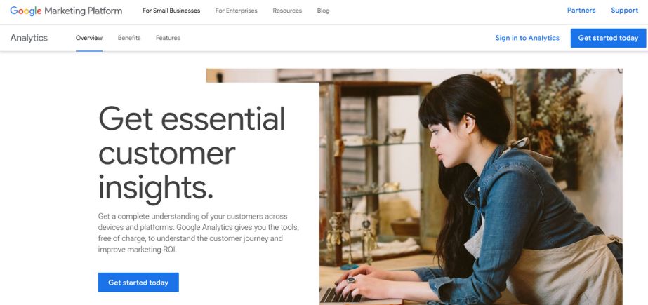 Google Analytics - Marketing Analytics Platforms