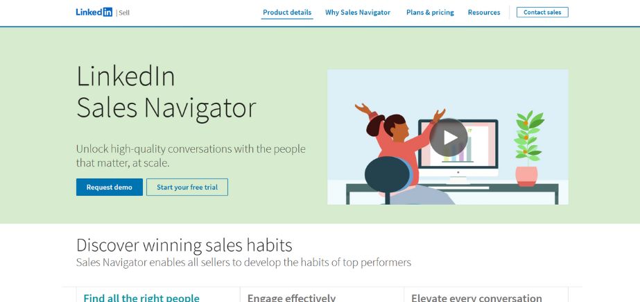 LinkedIn Sales Navigator - Sales Prospecting Tools