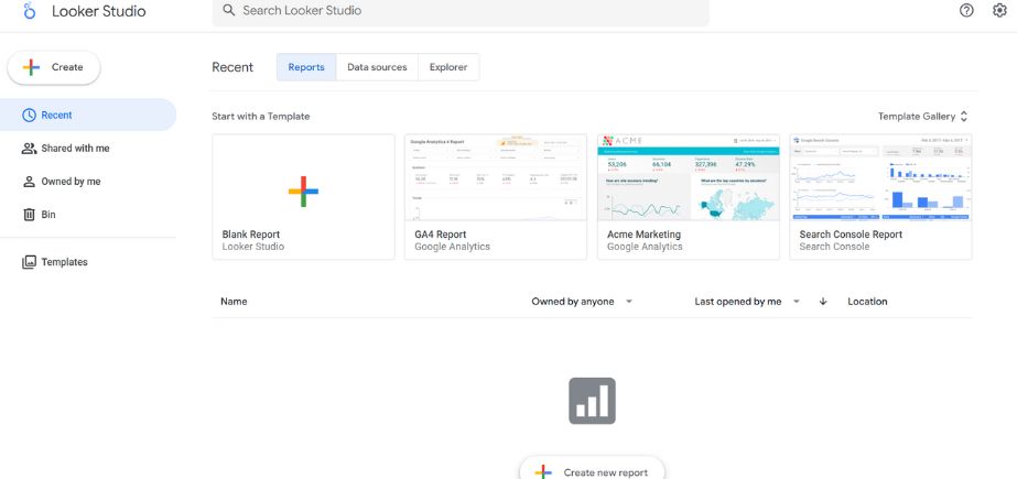 Looker Studio (Google Data Studio) - Marketing Analytics Platforms