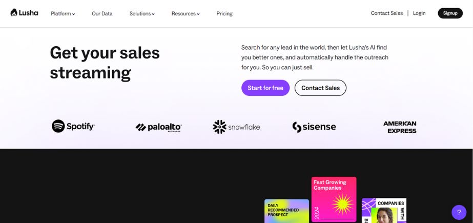 Lusha - Sales Prospecting Tools