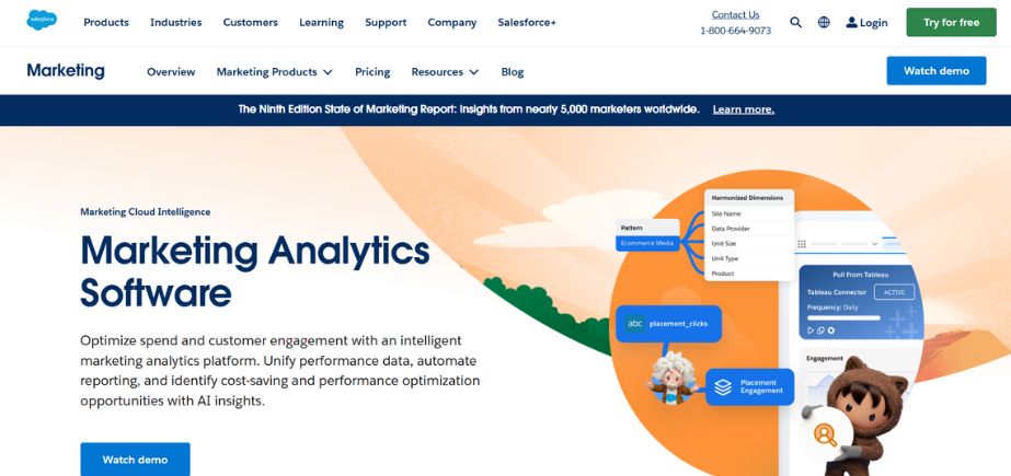 Salesforce Marketing Cloud Intelligence - Marketing Analytics Platforms