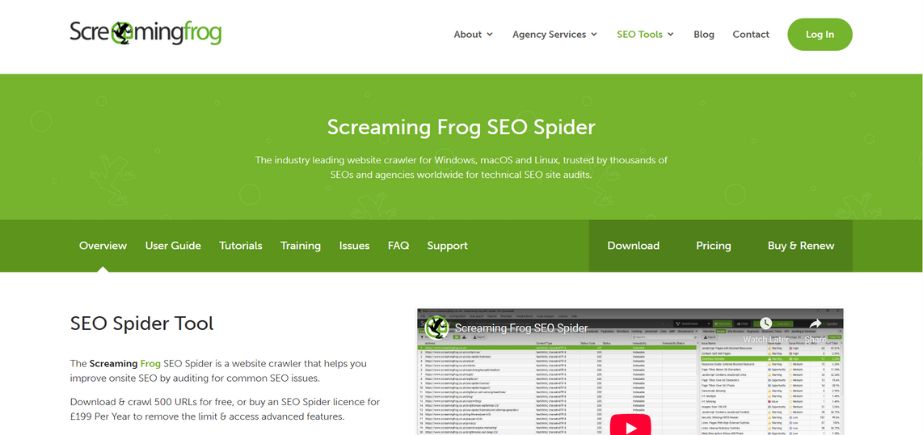 Screaming Frog SEO Spider - Best SEO Tools
