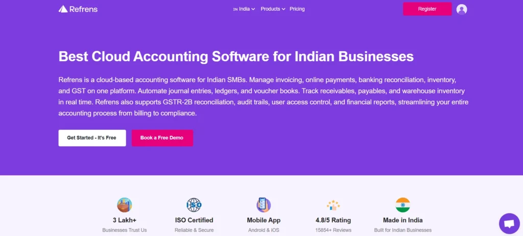 Accounting Software - Refrens