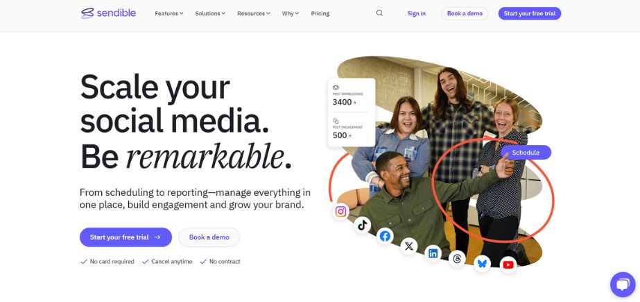 Sendible - Social Media Automation Platforms