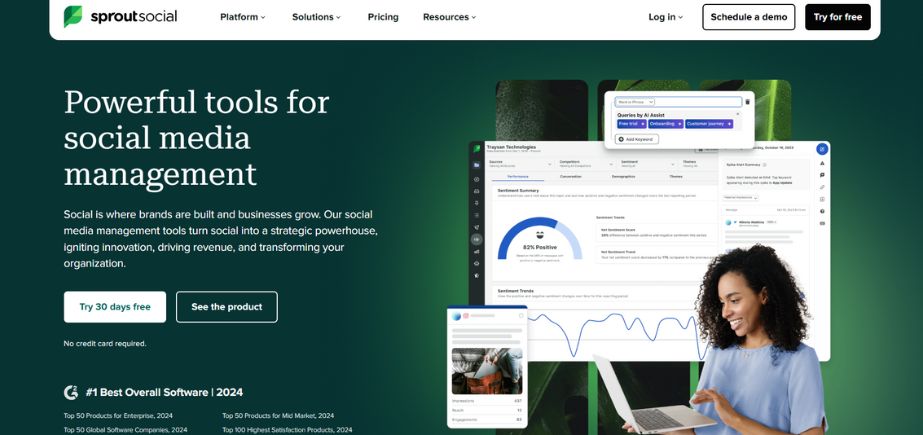 Sprout Social - Social Media Automation Platforms