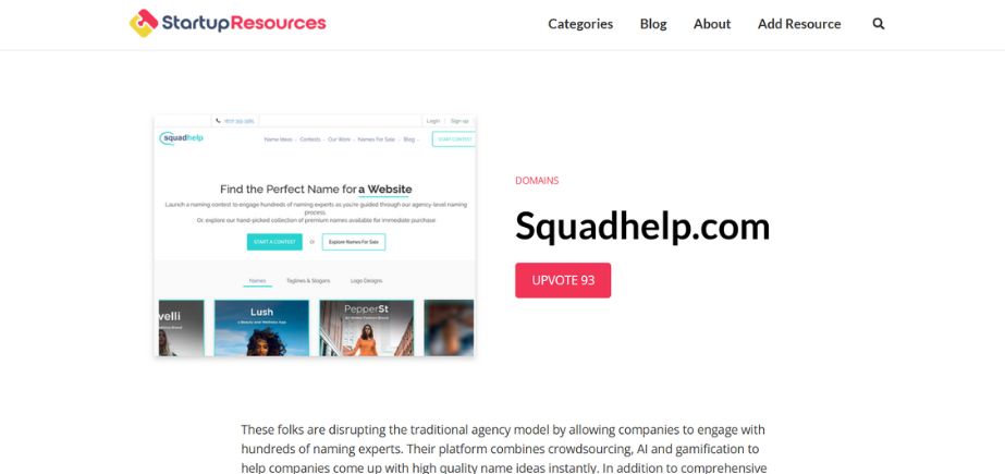 Squadhelp - AI Business Name Generators