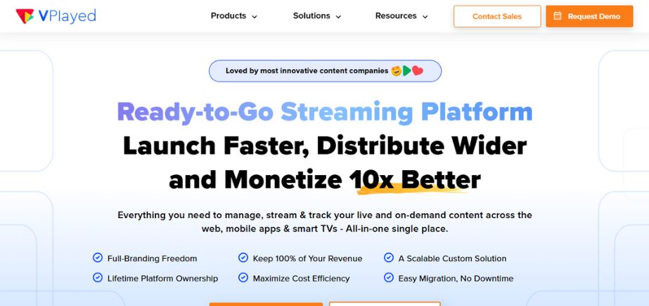 VPlayed - OTT Software Solutions