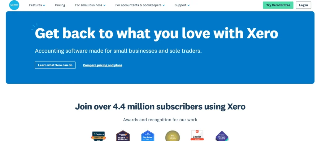 Accounting Software for Small Businesses - Xero