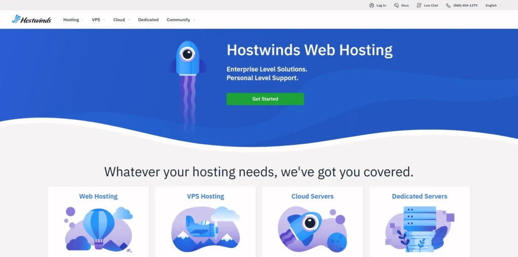 hostwinds-Reseller Hosting Providers
