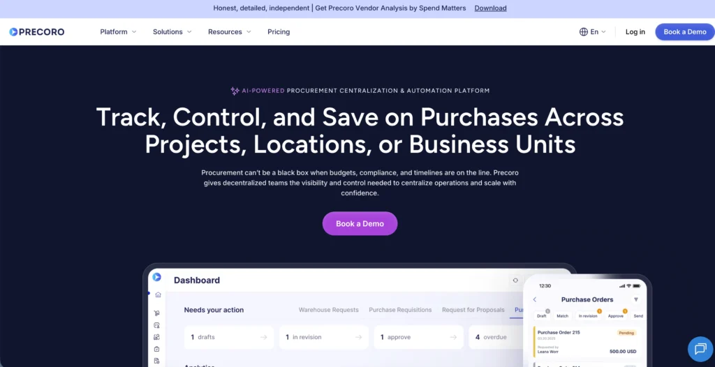Accounts Payable Automation Software = Precoro