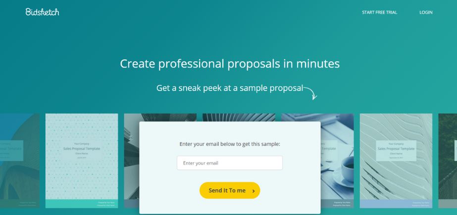 Bidsketch - Proposal Software Tools