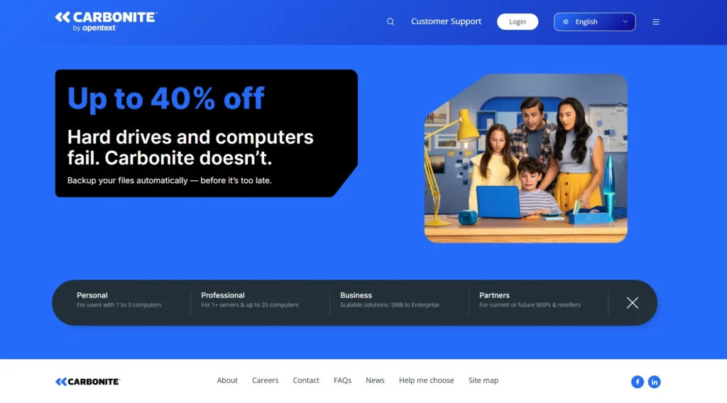 Carbonite Safe-Cloud Backup Services