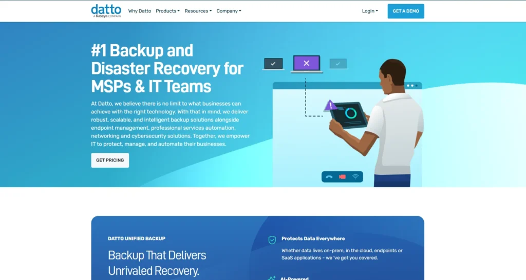 Datto Cloud Continuity for PCs-Cloud Backup Services