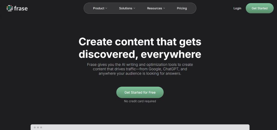 Frase - Best AI Rewriter Tools