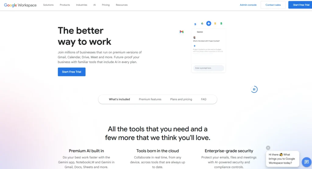 Google Workspace (Google Drive for Business)-Cloud Backup Services